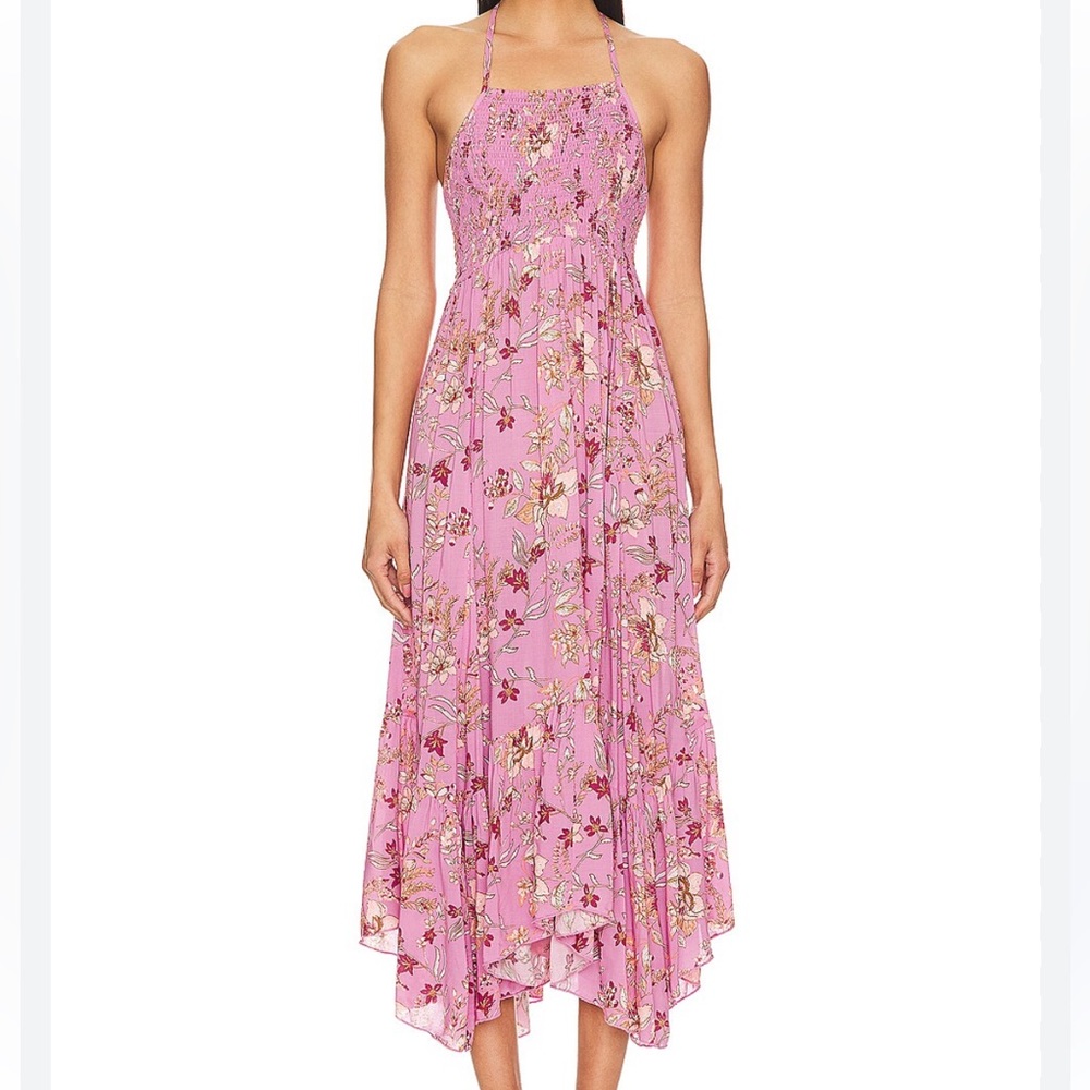 FP Movement by Free People Pink Floral Maxi Dress